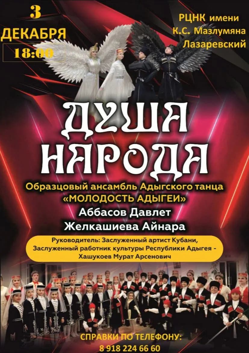 Афиша Концерт «Душа народа»